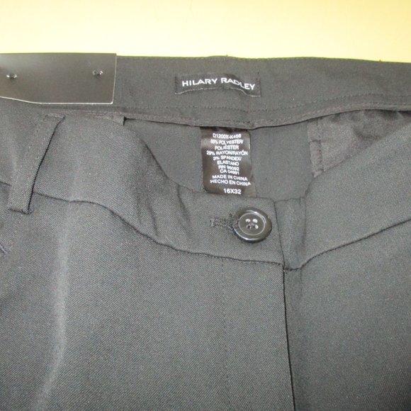 *Hillary Radley PLUS Black Straight Leg Pants - Picture 3 of 5